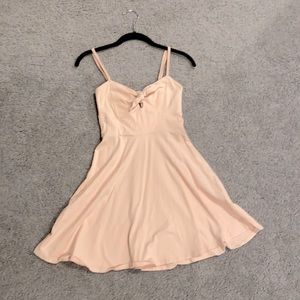Soft Pink Cotton Dress